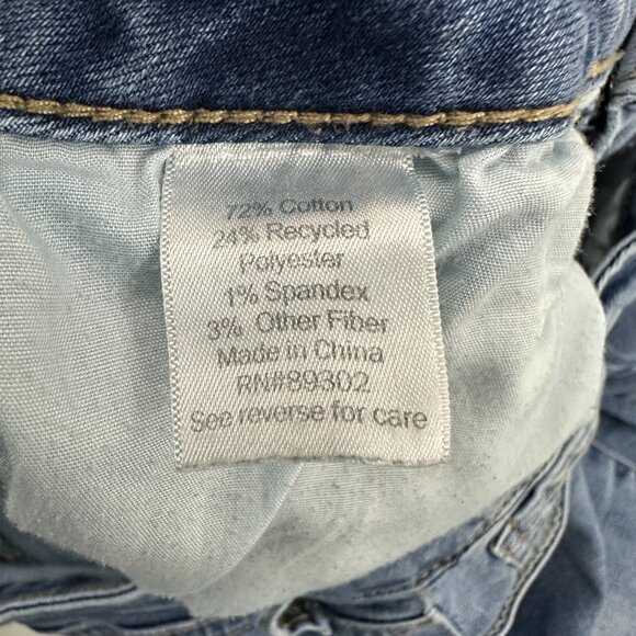 SO High Rise Flare Women's size 13 Medium Wash Blue Denim Jeans - Picture 5 of 7